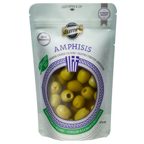Dumet - Wholesale Olives - Bio Amphisis Greece Green Olive Pitted0