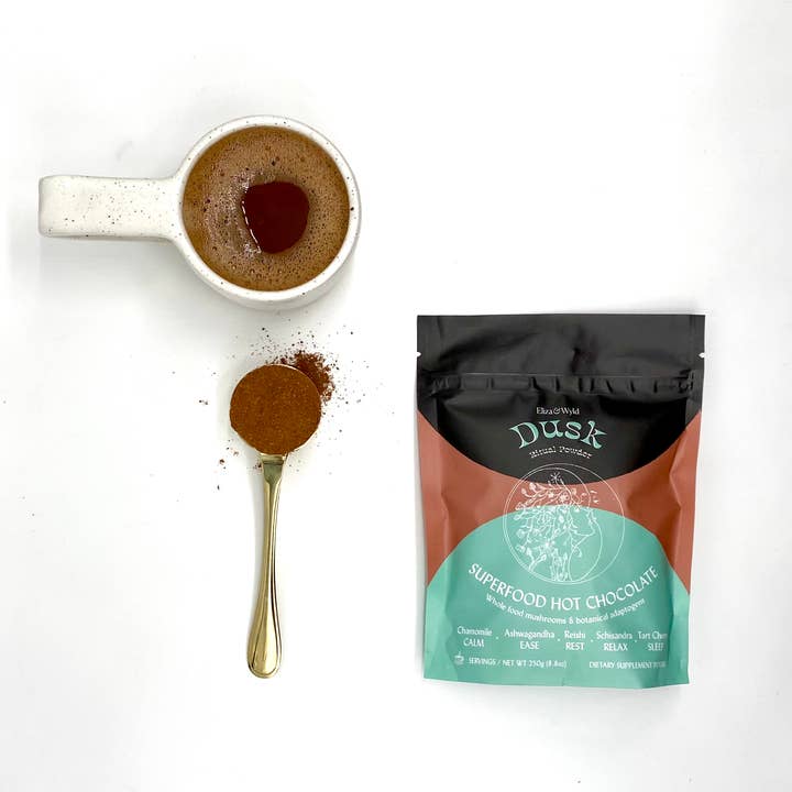 Ritual Powders - Wholesale Hot Cocoa Mix/Kit - Dusk | Mushroom Adaptogenic Hot Chocolate Sleep Support Mix 3