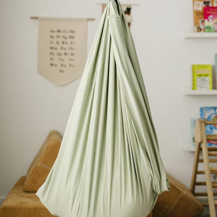 Marlowe & Co - Wholesale Hammock - Kids - Desert Sage Cotton Sensory Swing5