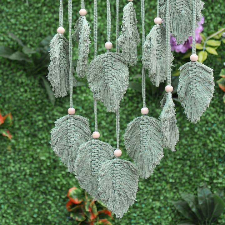 Moderny - Wholesale Decorative Tassel/Wall Drop - Leaves Macrame Decor