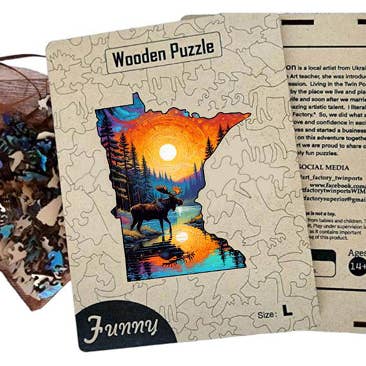 Art Factory LLC - Wholesale Puzzle - Adult - Minnesota wooden puzzle5