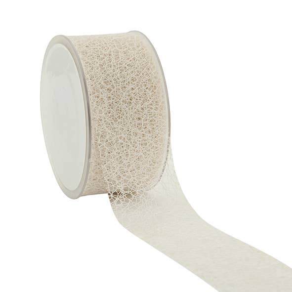 mesh band, width 50 mm, length 20 m, cream for wholesale by Vosteen