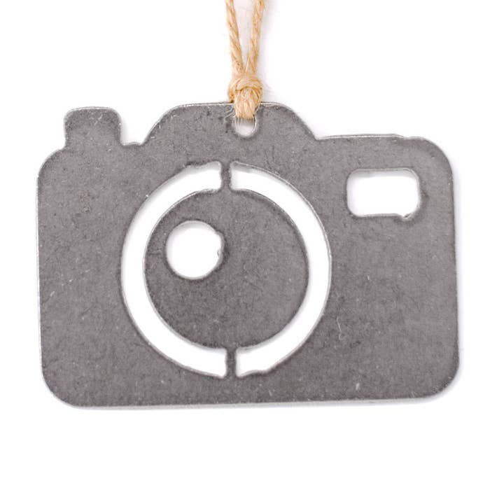 Camera Ornament for wholesale by Keystone Steel Co.