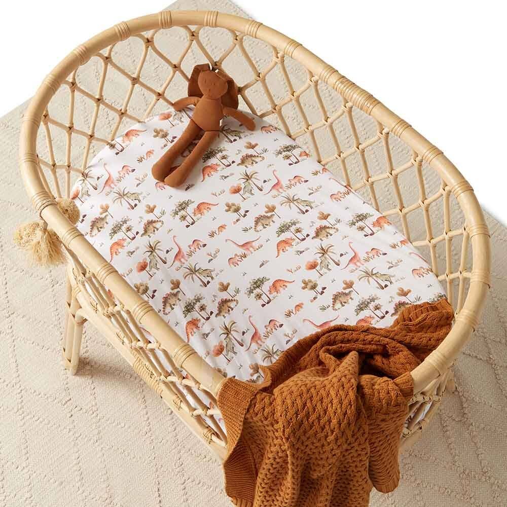 Snuggle Hunny - Wholesale Bassinet - Baby - Dino Bassinet Sheet / Change Pad Cover3