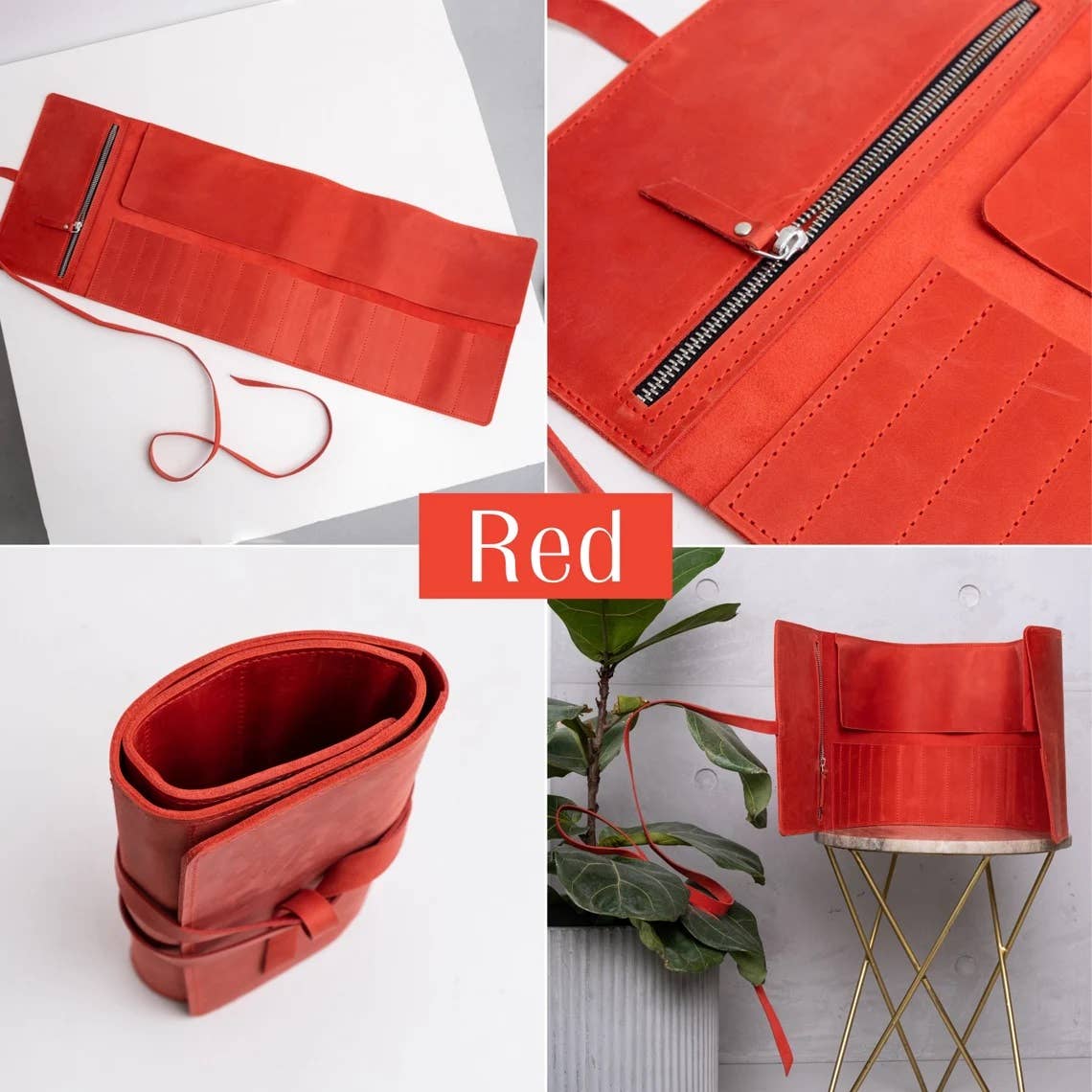 Pikore - Wholesale Makeup Brush Set - Leather Makeup Brush Roll7