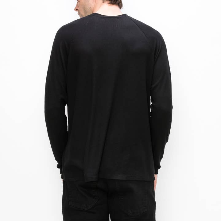 Coin 1804 - Wholesale T-Shirt - Men's - BABY THERMAL LONG SLEEVE HENLEY11