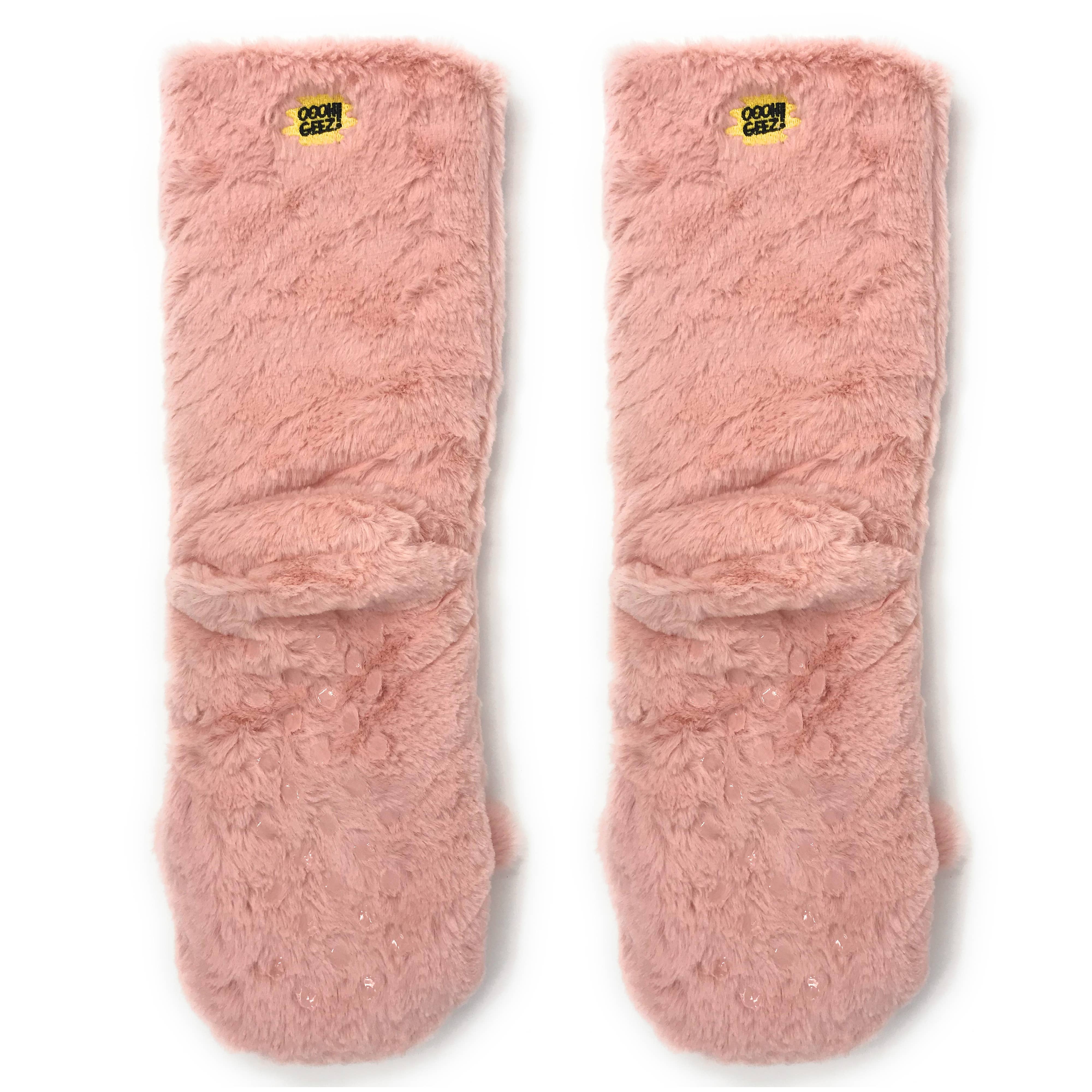 Oooh Yeah/Sock It Up/Oooh Geez Slippers - Wholesale Sock Slippers - Women's - Le Piggy | Women's Fluffy House Gripper Slipper Socks5