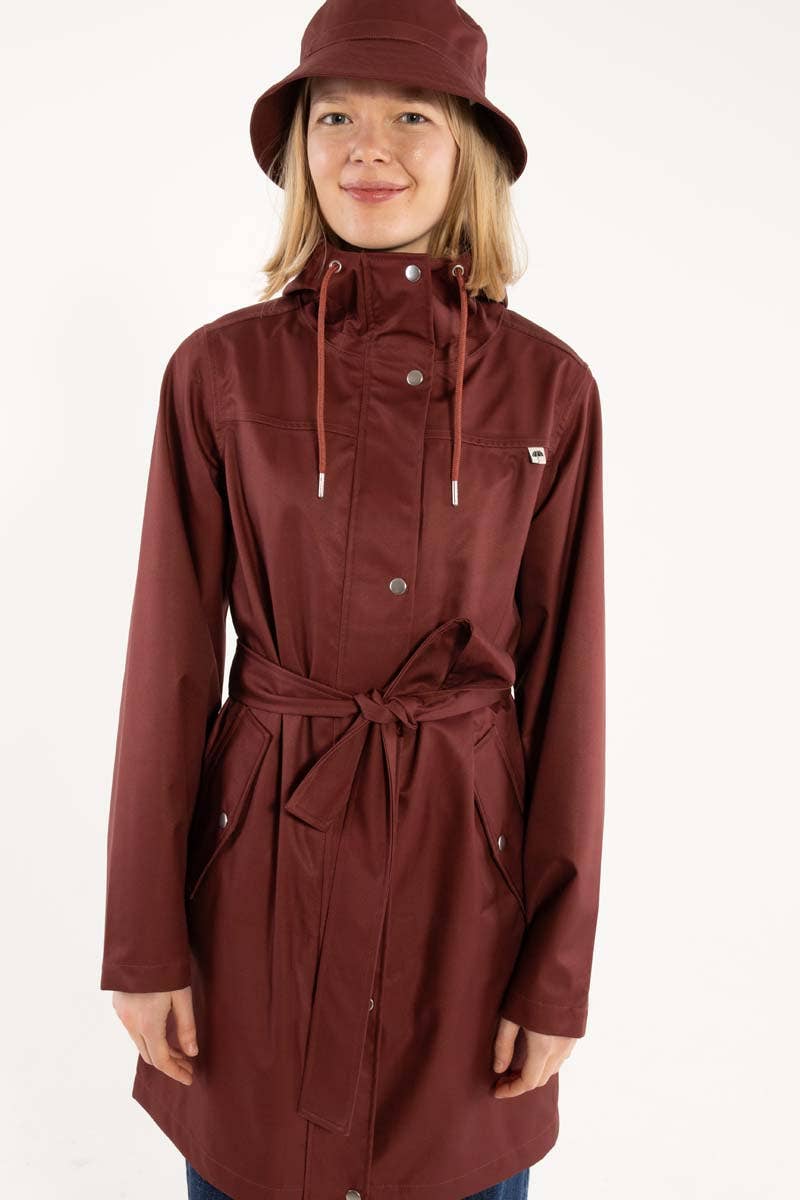 Danefae København - Wholesale Raincoat - Women's - Danerainlover Raincoat Dark Brick1