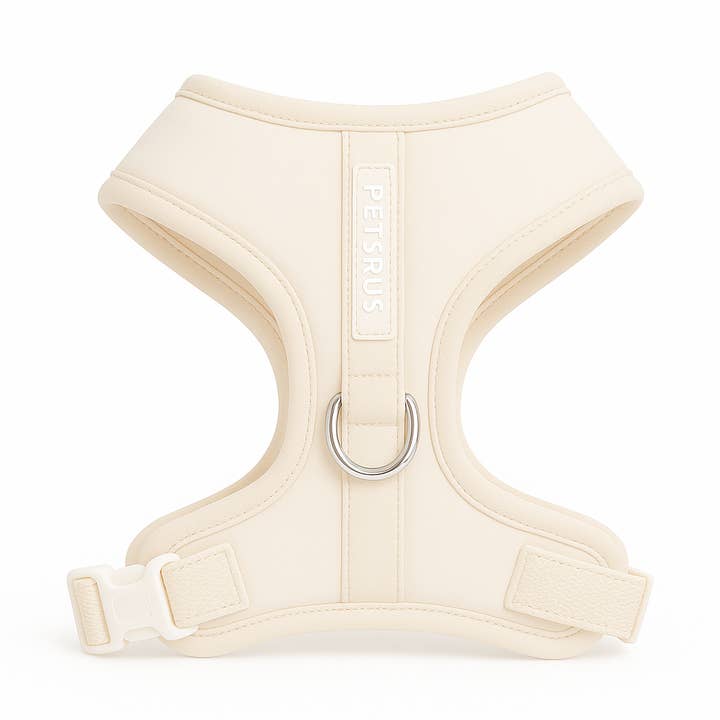 Adjustable No Pull Dog Harness, Ivory Off White for wholesale by PETsRUS
