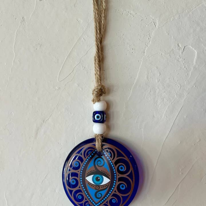 Mamie Bohéme - Vente Décorations de table - Œil bleu protecteur grec6