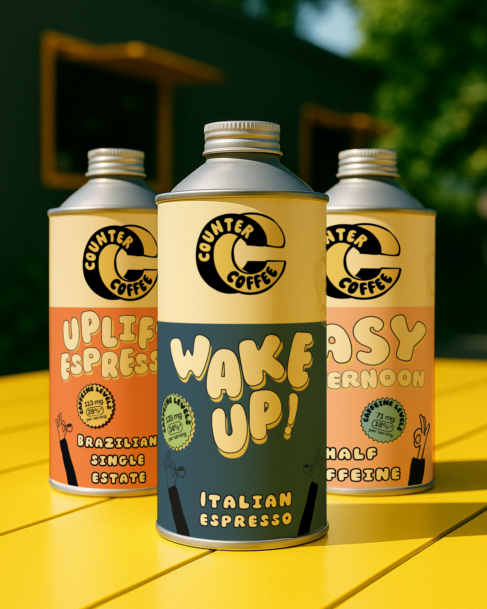 Counter Coffee – wholesale Coffee beans – All Day Espresso Collection Tins2