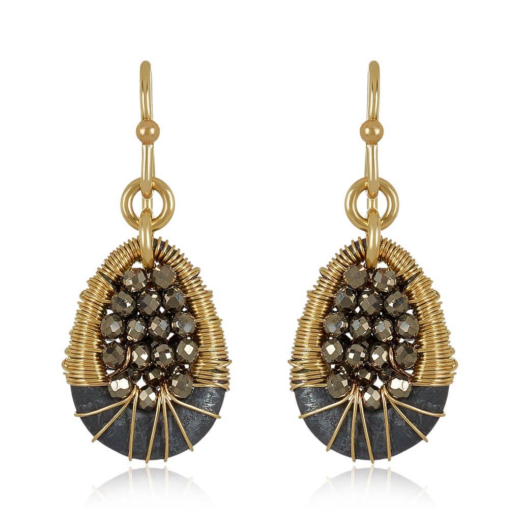 Mabel Chong - Wholesale Dangle Earrings - Mini Nopa Earrings - gold3