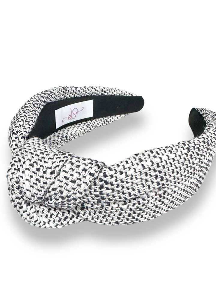 Diadema de yute azul marino, paquete de 3 para venta al por mayor de The Sandy Pearls