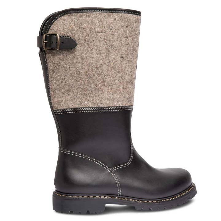 schwarz graumeliert Stiefel Salober für Herren | Schuhwerk Schwangau für den Großhandel auf Faire