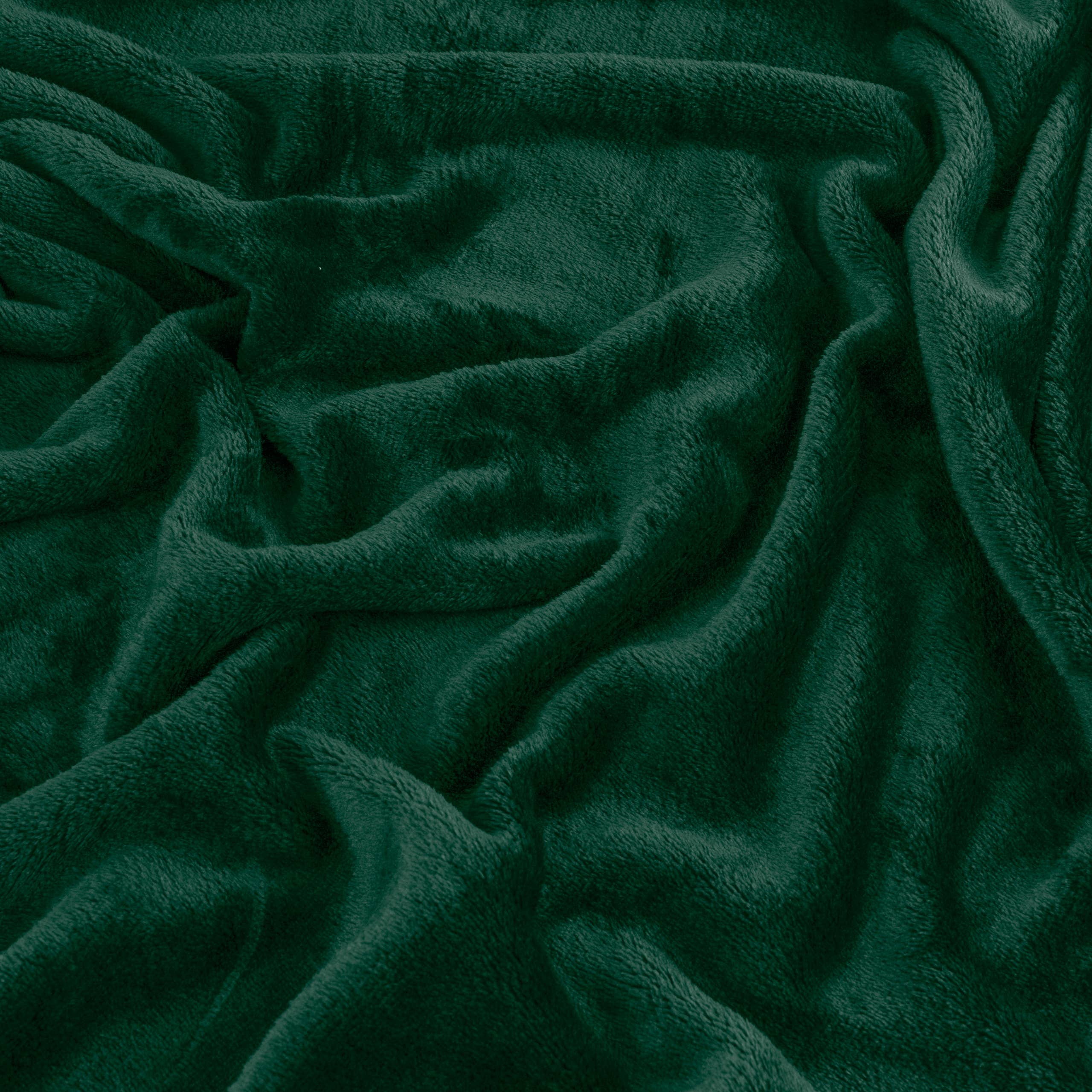 Harrow Fleece Throw Emerald for wholesale on Faire2