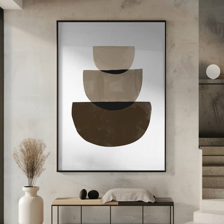 "Sapes of Abstract" Wall Art for wholesale by Ready2hangart, Inc.