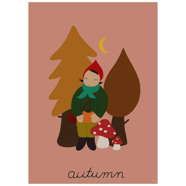 Wall Print Autumn for wholesale by Growing Little Folks