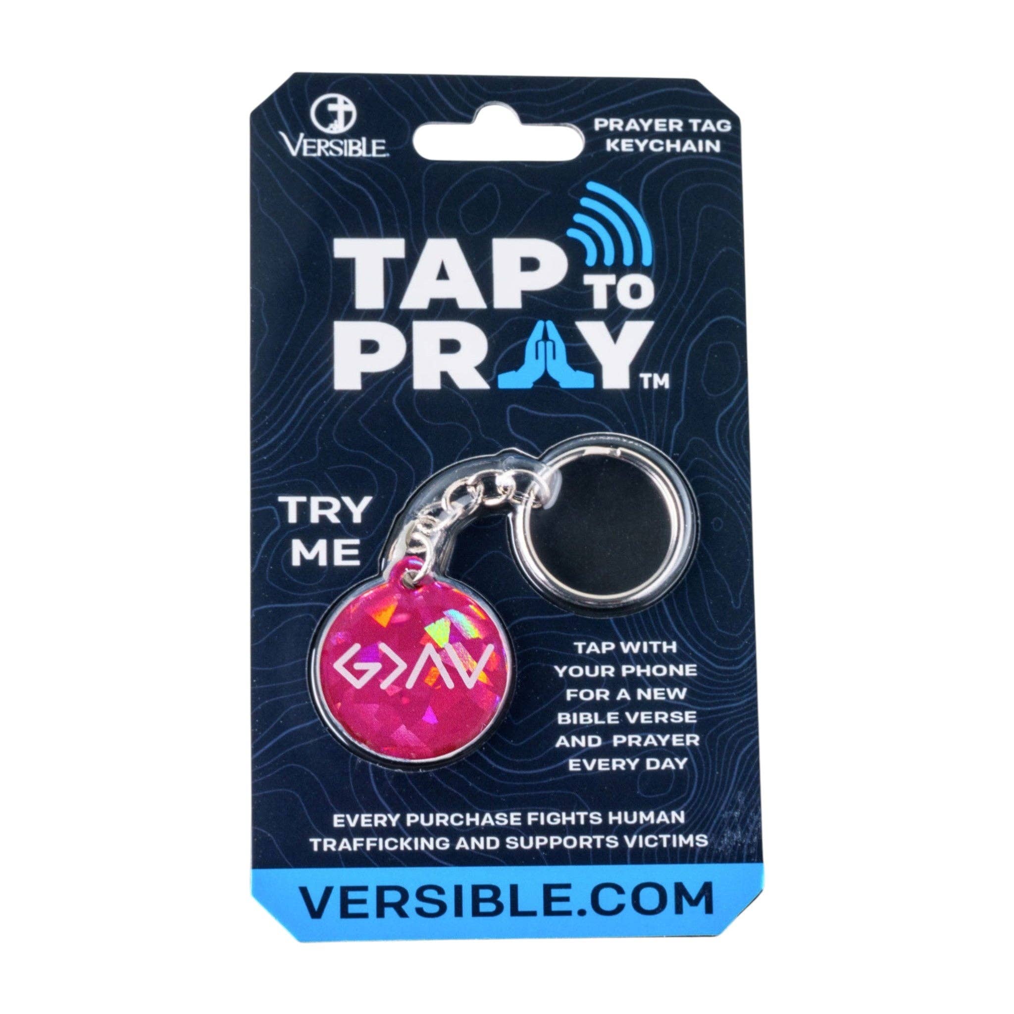 Versible - Wholesale Keychain - Unisex - Tap To Pray® Acrylic Keychain21
