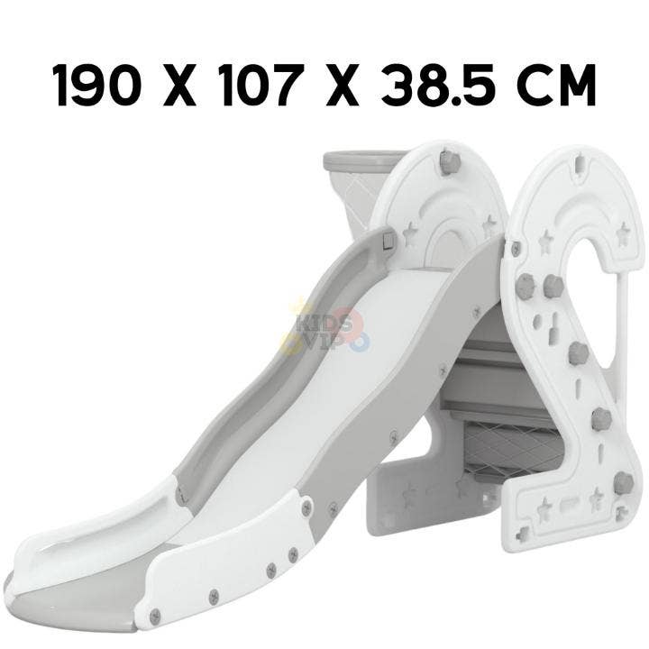 Blanco Tobogán de Números para Niños Interior/Exterior ? Escalones y Aro de Baloncesto de venta al por mayor en Faire3