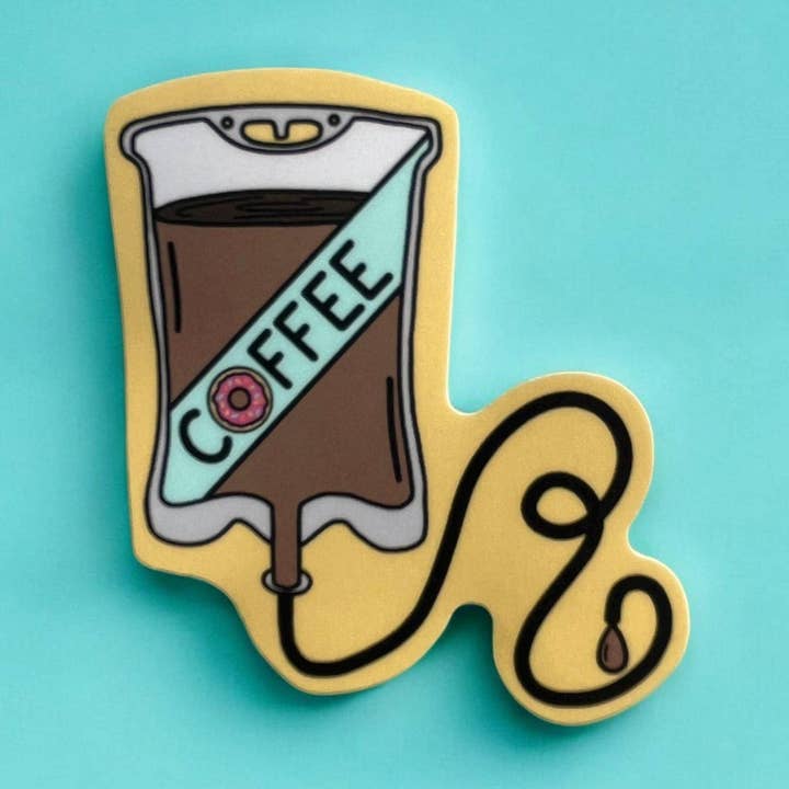 Adesivo caffè/Adesivo IV per la vendita all'ingrosso da parte di Willows ‘n’ Wildflowers