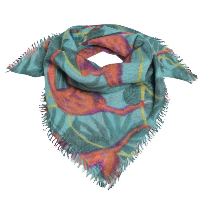 Cashmere Bandana Monkey-cs in Peppermint for wholesale by cute stuff GmbH