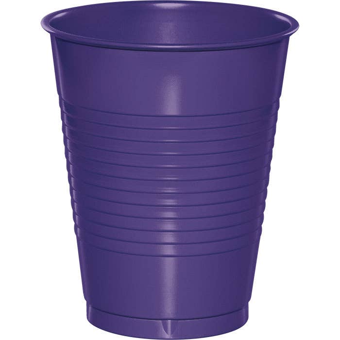Purple 16 oz Plastic Cups, 20/Pkg for wholesale by Bulk Party Decor