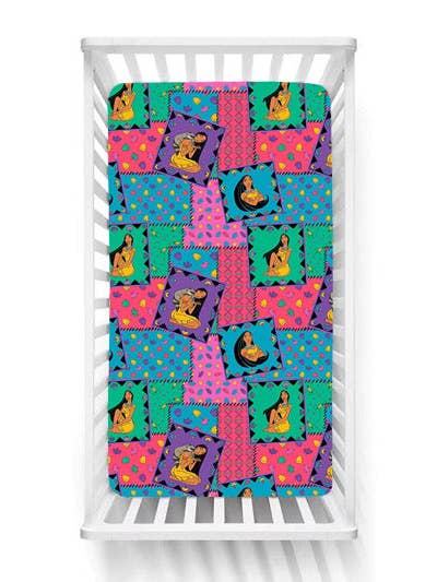 Retro Remix Bamboo Crib Bed Sheet for wholesale by Brinley Jo’s Bamboo