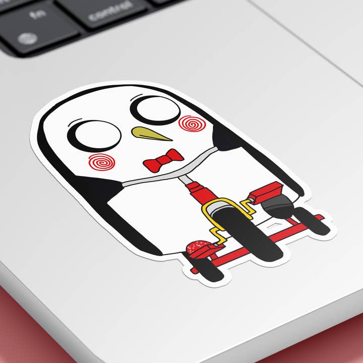 Billy the Puppet in Adventure Time Style Sticker for wholesale by Cronin's Books and Bits