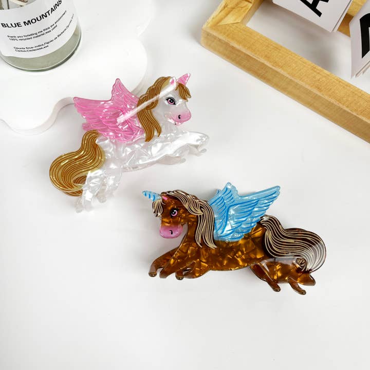 mildstyles - Wholesale Hair Clip - Women's - Lovely Unicorn Hair Claw Clip