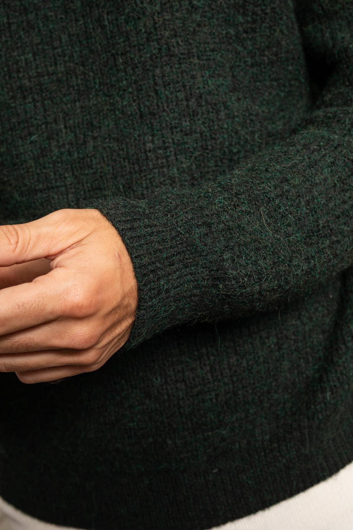 JAQK - Wholesale Knit Sweater - Men's - Khaki Avalanche sweater2