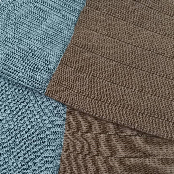 Brown Acacio MissCalcetin Canalé Brown-Acaccio High Cloth for wholesale on Faire2