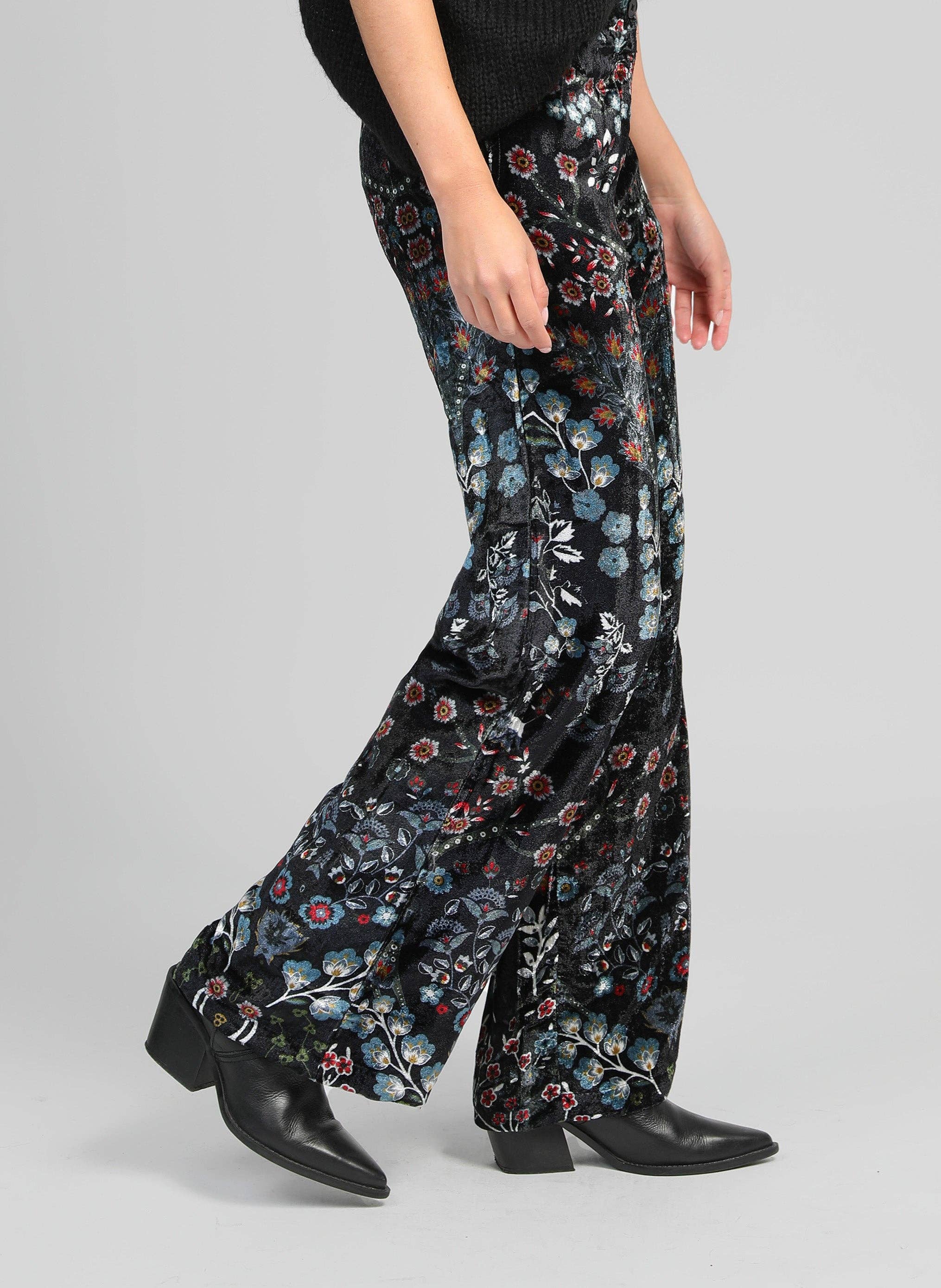 An'ge - Wholesale Pants - Women's - ROSS PANTS folina black3