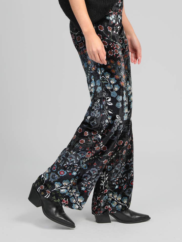 An'ge - Wholesale Pants - Women's - ROSS PANTS folina black3