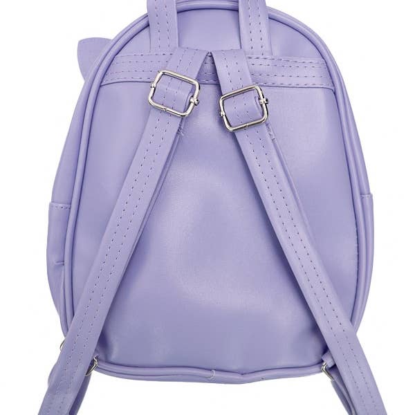 Cap Zone - Wholesale Backpack - Women's - Cat Ear Silicone Zippered Faux Leather Backpack3