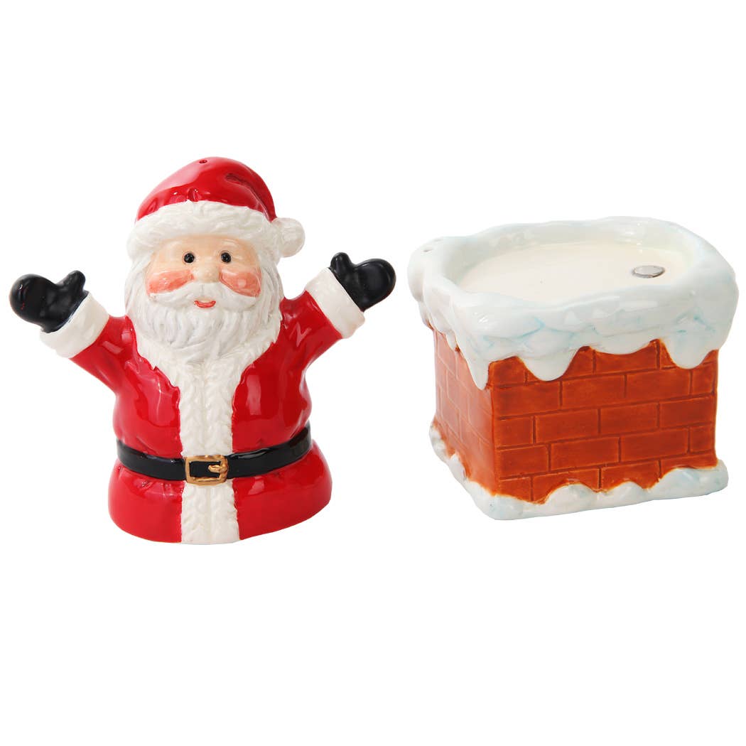 Pacific Trading - Wholesale Salt & pepper shaker set - Santa Chimney Salt and Pepper Shaker Set2
