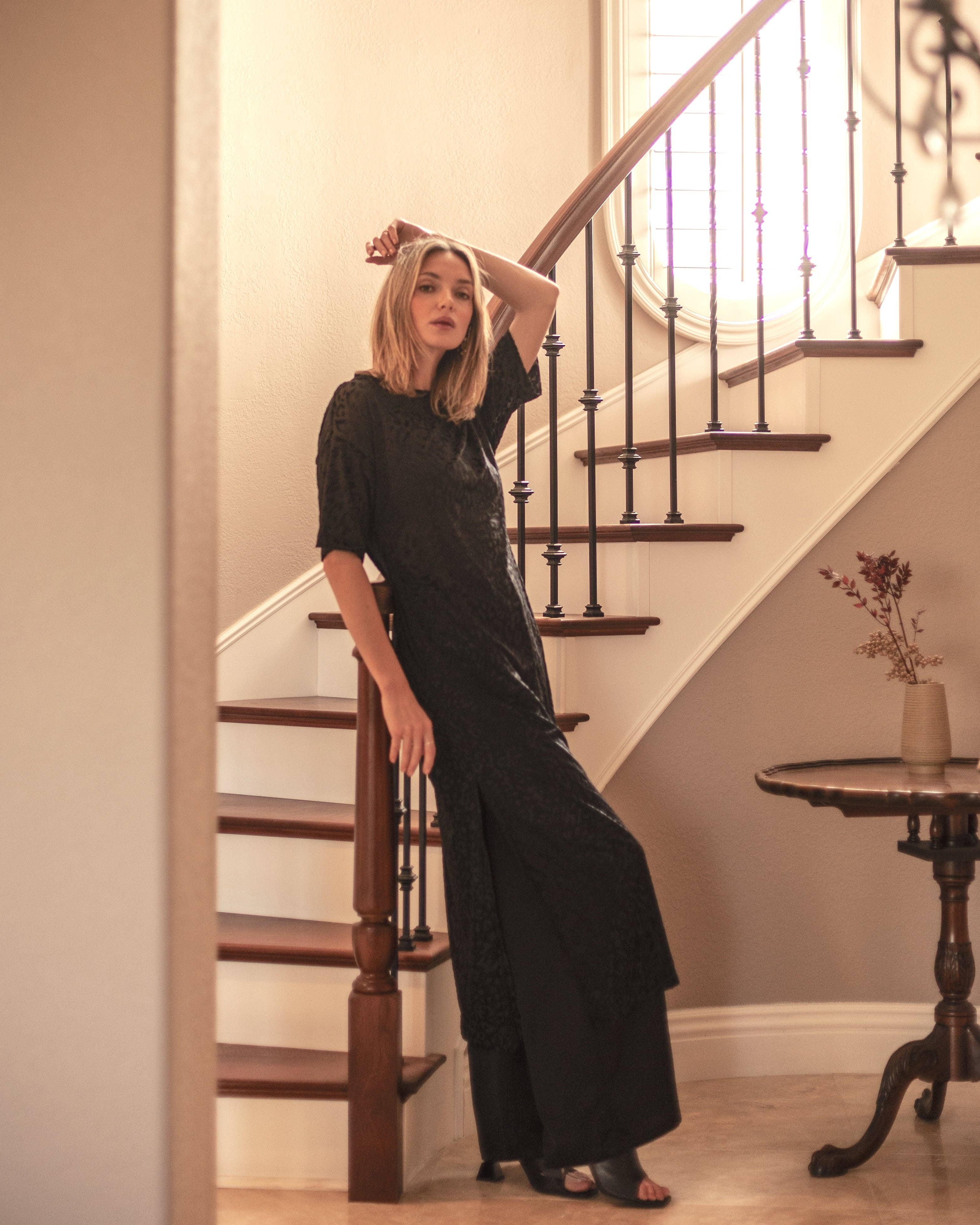 Jennafer Grace - Vente Tunique – femme - Tunique Of The Night à ourlet fendu12