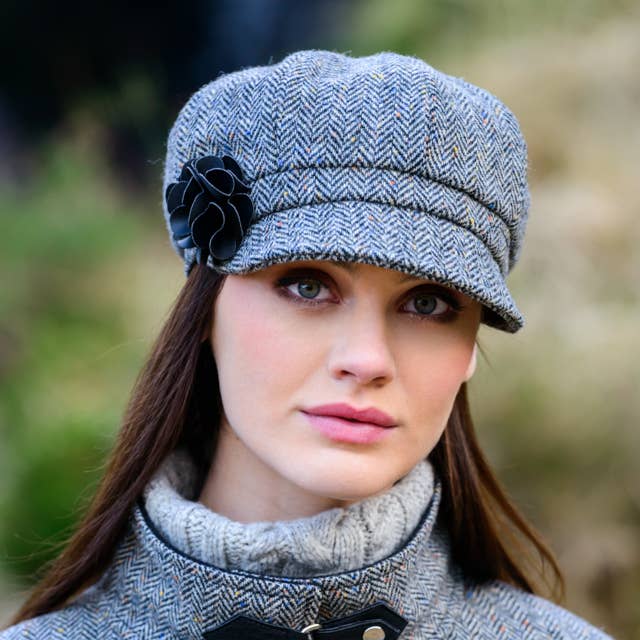 Mucros Weavers - Wholesale Newsboy/Schoolboy Hat - Women's - Ladies 100% Wool Newsboy Cap 1