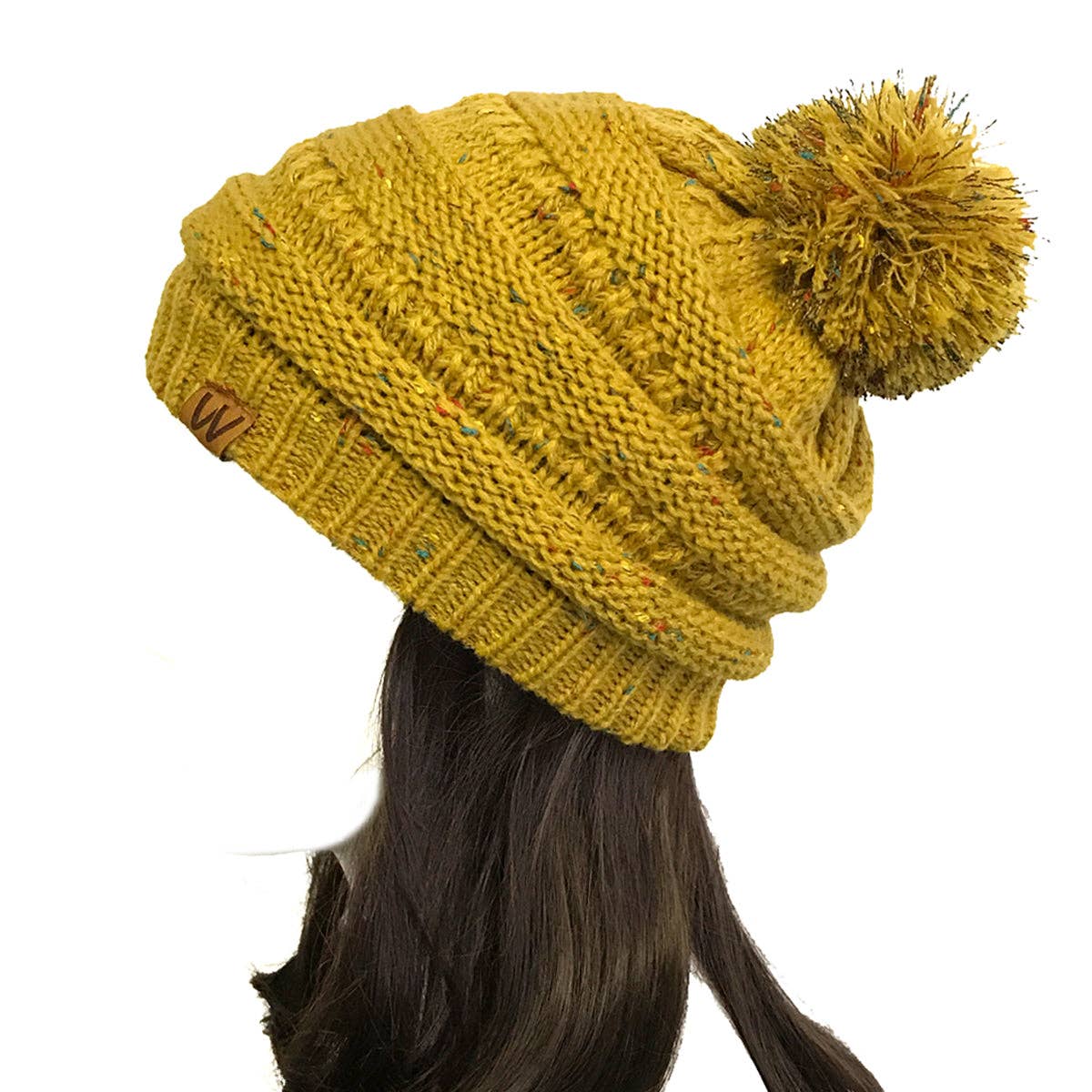 Wrapables.com - Wholesale Beanie - Women's - Wrapables Warm Knit Confetti Beanie with Pom Pom28
