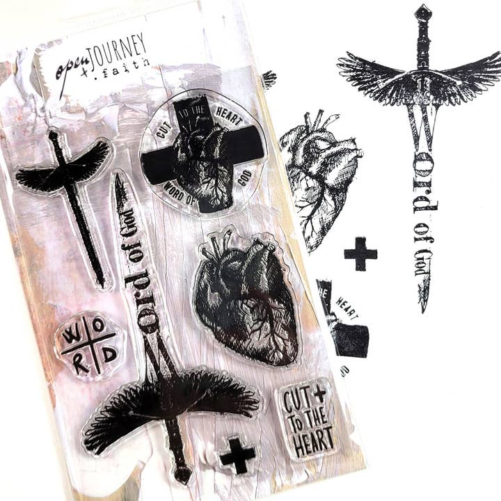 Hjärtskärning - stämpelset för wholesale av Open Journey