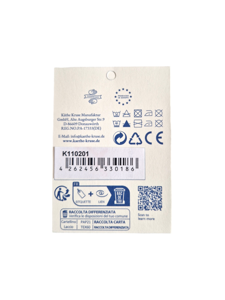 Käthe Kruse - Wholesale Music Box - Kids & Baby - Plaid Animal Music Box1