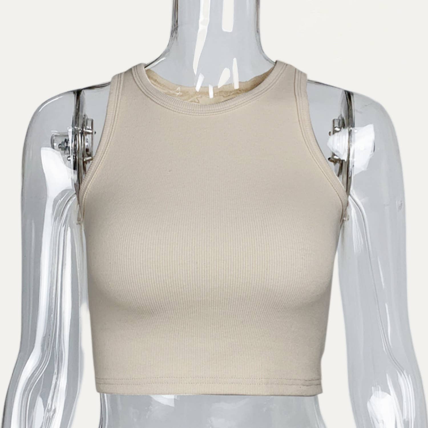 The Moment Collection - Wholesale Tank Top - Women's - Active Solid Color Cropped Tank Top8