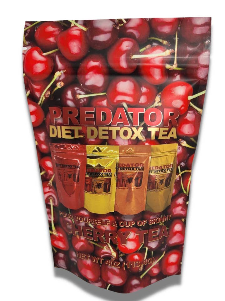 Predator Cherry Detox Tea for wholesale by Predator Diet Detox Tea's