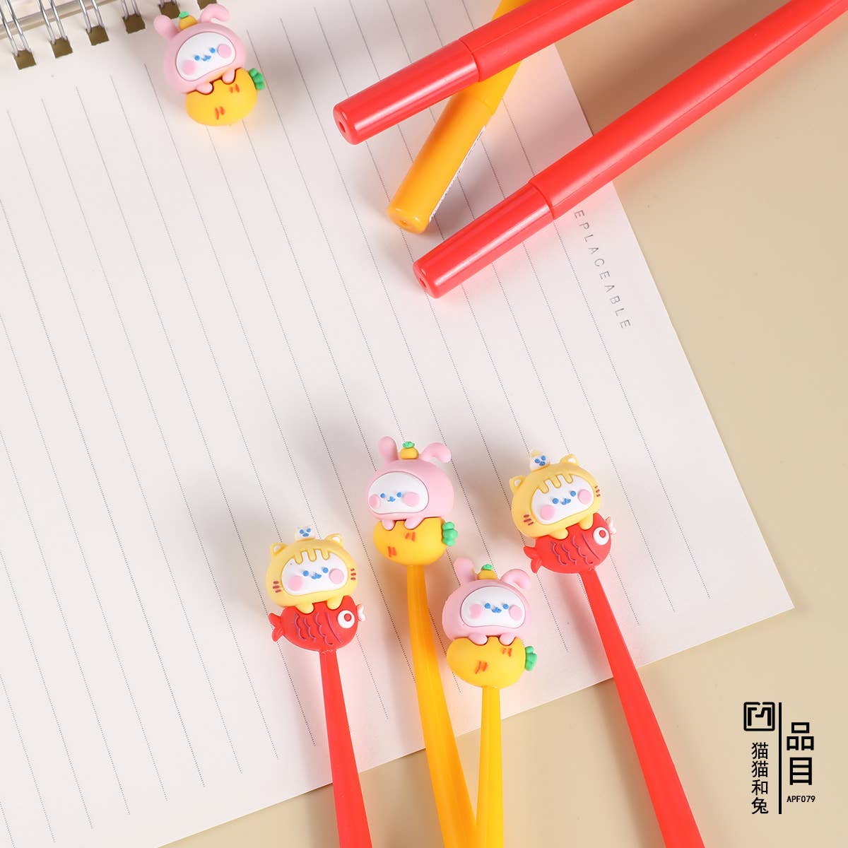 BCmini - Vente Stylos - 22693 Stylo Gel Chat & Poisson-4811