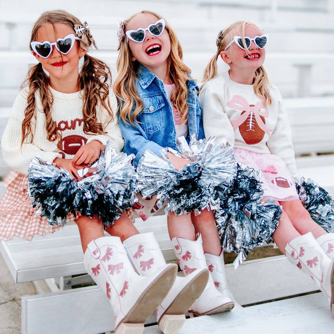 Sweet Wink - Wholesale Knit Sweater - Kids - Game Day Knit Sweater - Mommy and Me - Football3