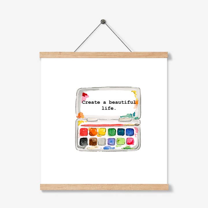 Create A Beautiful Life Art Print for wholesale by MaryGold Tales