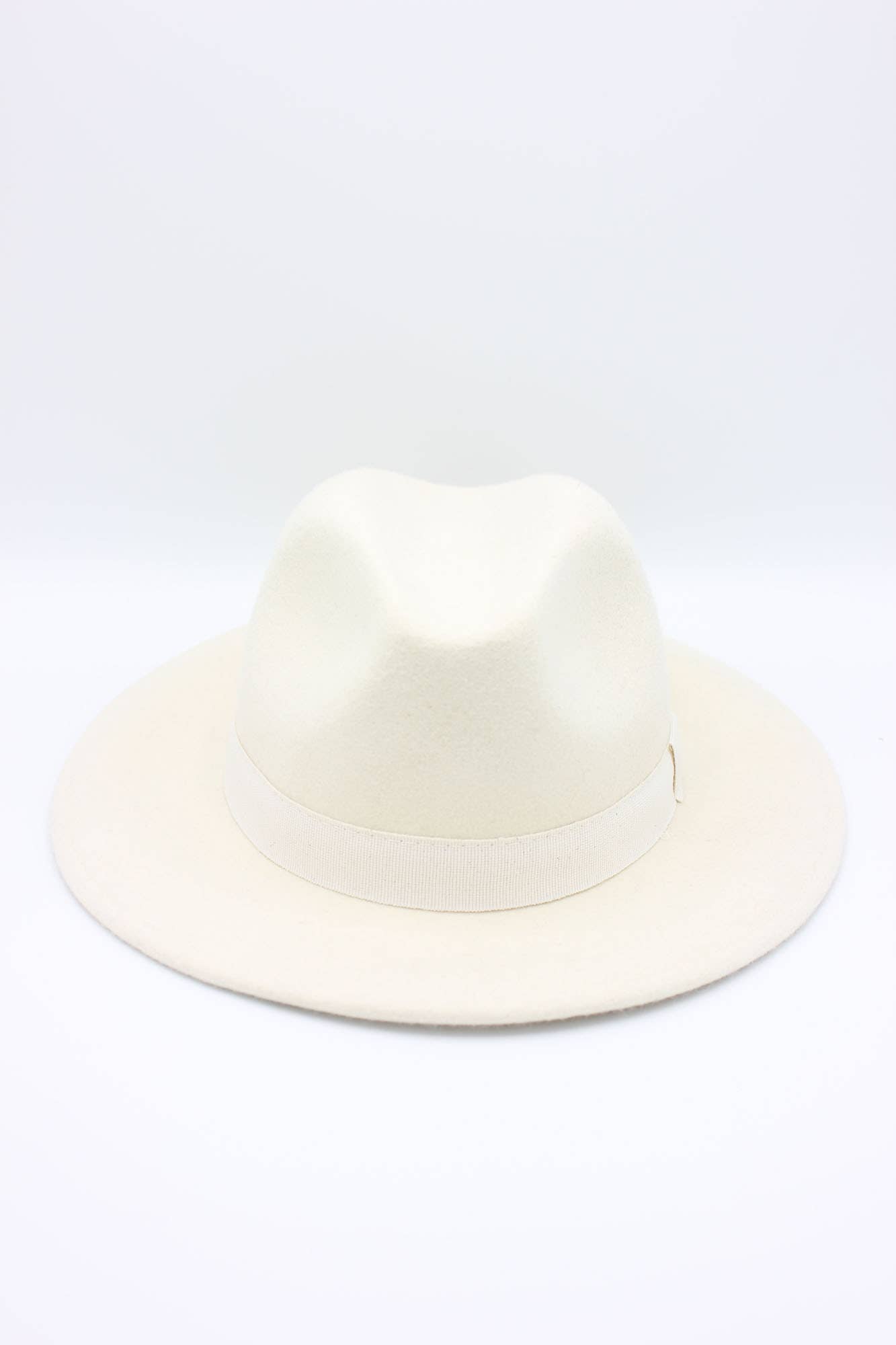 Hologramme Paris - Wholesale Fedora - Women's - Classic Wool Fedora Hat with Ribbon1