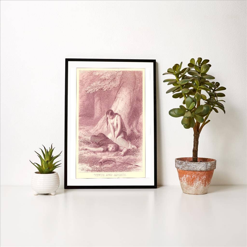 Found Image Press - Wholesale Art Print - Art Print LT-50 Scene from Venus and Adonis1