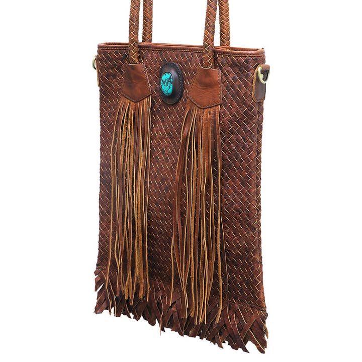 LS Western - Wholesale Tote Bag - Women's - LC-ADBGM110 Tote Genuine Western Leather Women Bag1