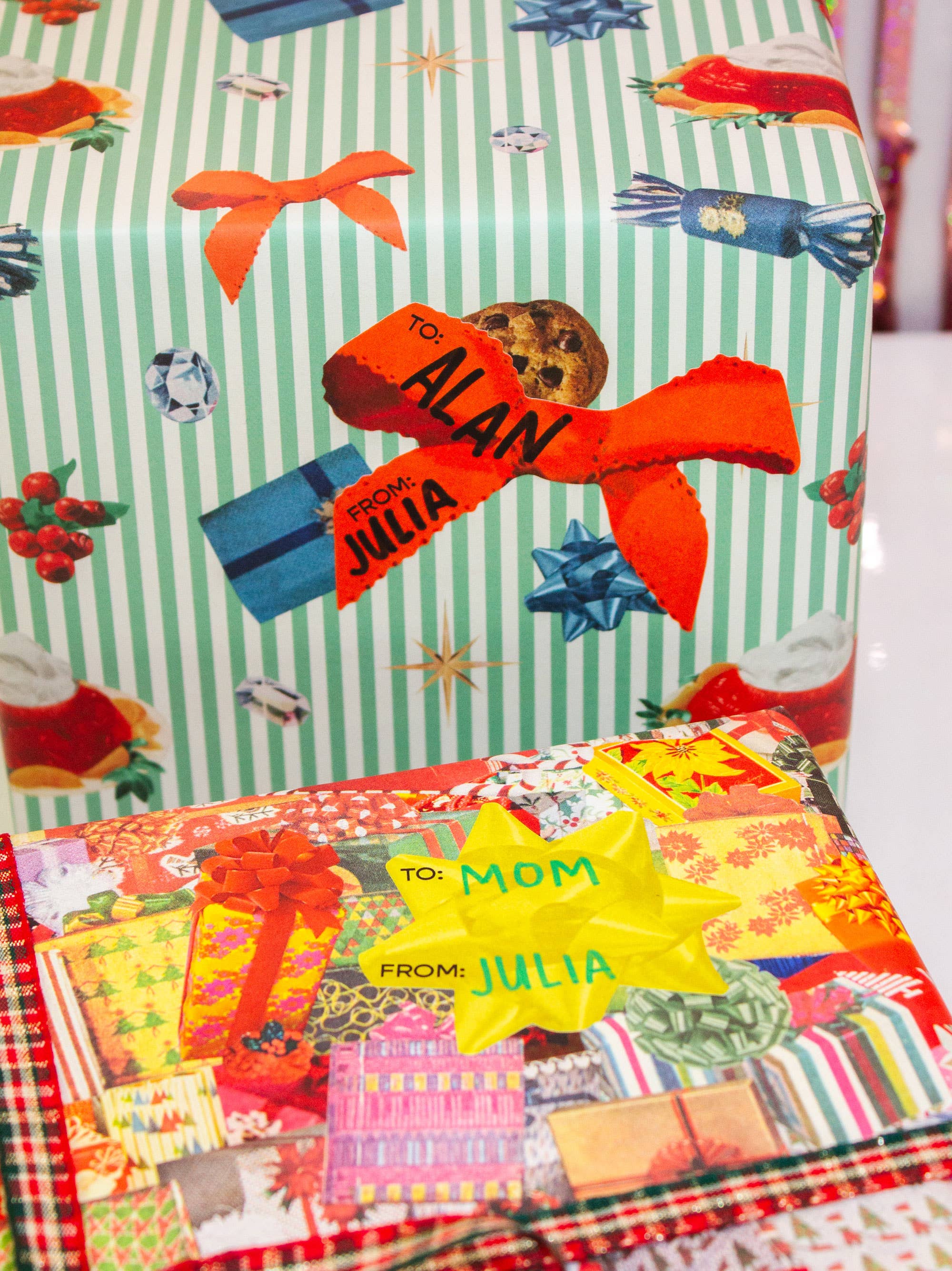 Julia Walck - Wholesale Gift Tag - Christmas Gift Tag Stickers2