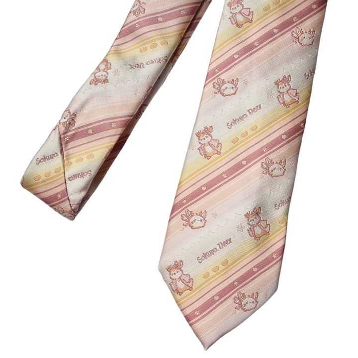 Sakura Deer Tie for wholesale by Cheeky Trendy